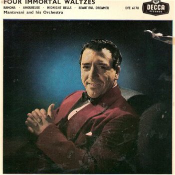 Mantovani Orchestra -Four Immortal waltzes (EP Hardcover) - 1