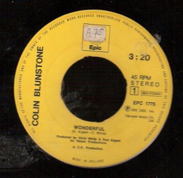 Colin Blunstone- Wonderful- Beginning-vinyl single 1973 - 1