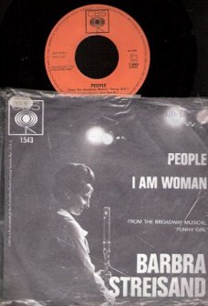 Barbra Streisand / People & I Am Woman  1964 scan fotohoes