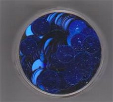 Pailletten schotel Donker blauw 8mm 150 Stuk