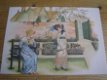 kunst kaart Kate Greenaway illustratie van The Gaudy Flower - 1 - Thumbnail