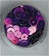 Pailletten schijfjes lila 6mm 7 gram - 1 - Thumbnail