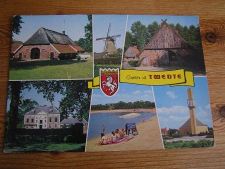 retro kaart Groeten uit Twente (adv. 2) - 1