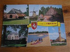 retro kaart Groeten uit Twente (adv. 2)