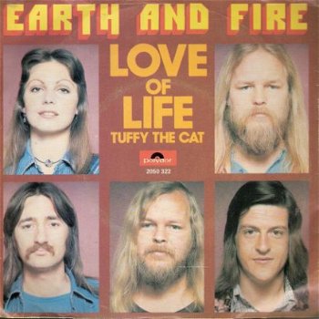 Earth and Fire - Love Of Life - Tuffy The Cat -fotohoes 1974 - 1