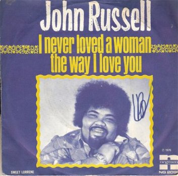John Russell - I Never Loved A Woman - Nederpop 1976 - 1