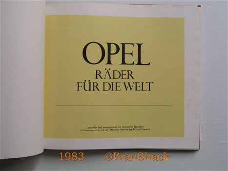 [1983] Opel, Räder für die Welt, AQL - 2