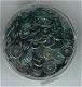 Pailletten schijfjes aqua 6mm 7 gram - 1 - Thumbnail