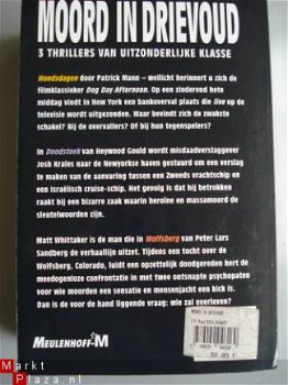 Moord in drievoud 3 thrillers van uitzonderlijke klasse - 1