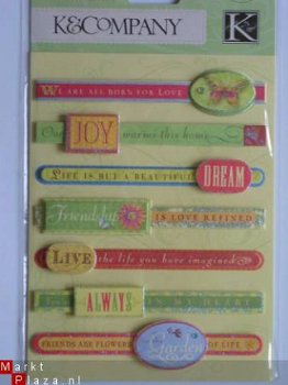 K&Company grand adhesions Brenda Walton happy thoughts - 1