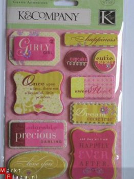 K&Company grand adhesions Brenda Walton princes tags - 1