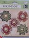 K&Company K Margo chipboard flower brads - 1 - Thumbnail