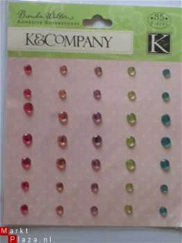 K&Company Brenda Walton adhesive rhinestones - 1