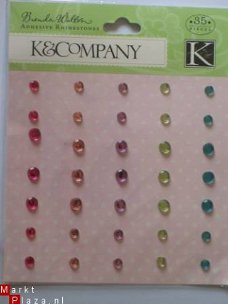K&Company Brenda Walton adhesive rhinestones