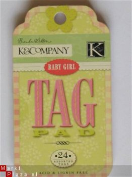 K&Company Brenda Walton tag pad - 1