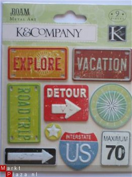 K&Company metal art road sign - 1