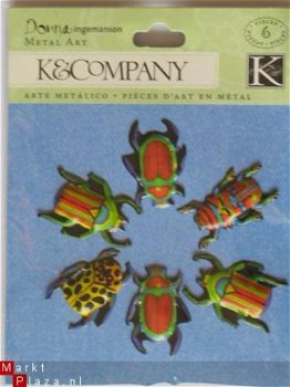 K&Company rough&tumble tin bug clips - 1
