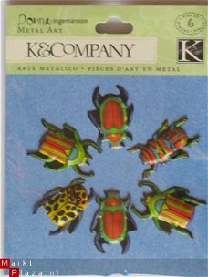 K&Company rough&tumble tin bug clips