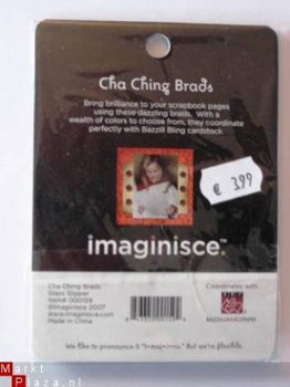 SALE! NIEUW Cha Ching brads van Imaginisce, 6 stuks - 1