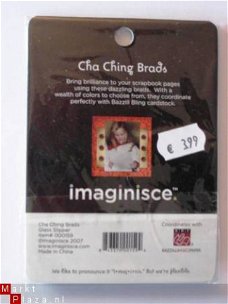 SALE! NIEUW Cha Ching brads van Imaginisce, 6 stuks