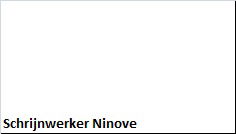 Schrijnwerker Ninove - 1