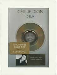 Céline Dion ‎– D'eux Golddisc (Nieuw/Gesealed) CD Import - 1