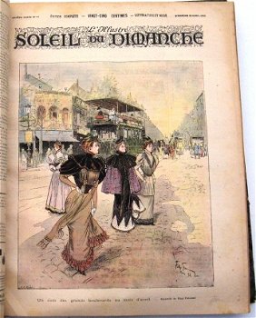 Le Soleil du Dimanche Année 1893 Belle Epoque Fin de Siècle - 6