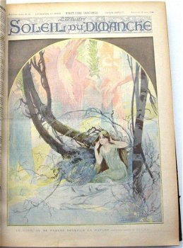 [Alfons Mucha] 1896 Le Soleil du Dimanche Année Belle Epoque - 1
