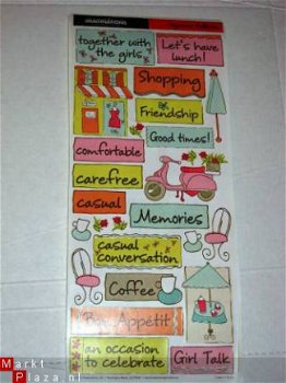 SALE! Stickervel Shopping / Girl Time Creative Imaginations - 1