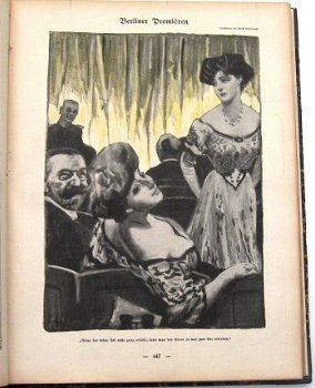 Simplicissimus 1907-12 Satire Humor verzamelband + H. Zille - 7