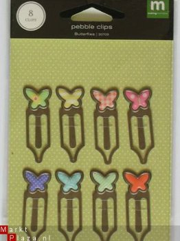 making memories pebbles clips butterflies - 1