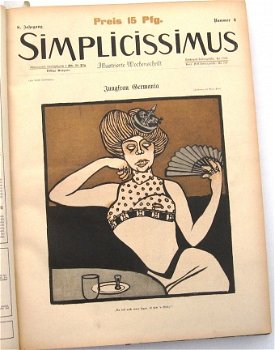 Simplicissimus 1903 Complete jaargang Humor Satire R8628E - 2