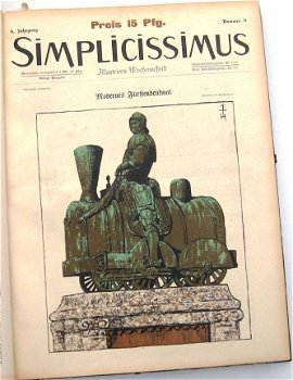 Simplicissimus 1903 Complete jaargang Humor Satire R8628E - 3