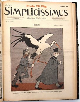 Simplicissimus 1903 Complete jaargang Humor Satire R8628E - 6