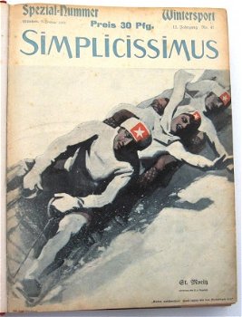Simplicissimus 1908 jaargang Humor Satire R8628F - 3