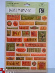 K&Company clearly yours fall harvest words