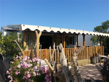 Saint Tropez mobilhomes stacaravan chalet te huur Kontiki Toison d'Or - 1