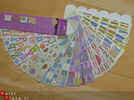 K&Company stickerwaaier alphabets - 1