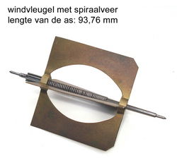 Windvleugel met spiraalveer, art.nr: WVG-07