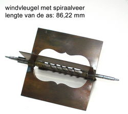 Windvleugel met spriraalveer, art.nr: WVG-06