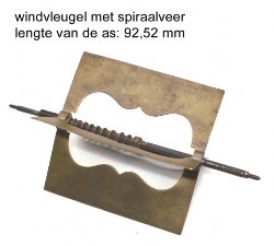 Windvleugel met spiraalveer, art.nr: WVG-04