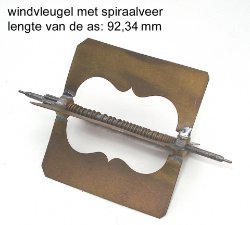 Windvleugel met spiraalveer, art.nr: WVG-03