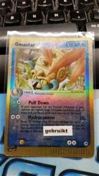 Omastar 19/100 Rare (reverse foil) EX Sandstorm gebruikt - 0