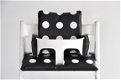 Stokke tripp trapp gecoate stoelverkleiner kussens 'Black White' - 2 - Thumbnail