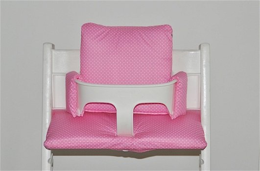 Stokke tripp trapp gecoate stoelverkleiner kussens 'Pip Pink' - 6