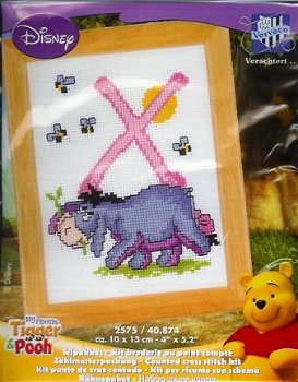 ALLERLAATSTE WINNIE THE POOH BORDUURPAKKETJES , LETTERS OP=OP - 8