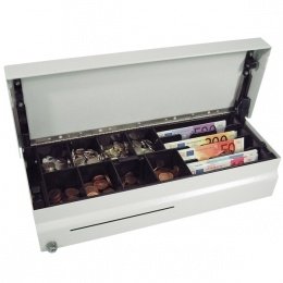 Cash Bases »CostPlus« Flip Lid 460 wit 460MOD02-0111 kassalade opening bovenzijde - 1