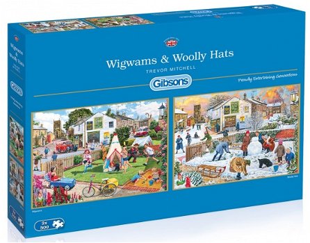 Gibsons - Wigwams & Woolly Hats - 2 x 500 Stukjes - 4