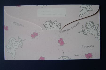 Kado envelop Verliefd / verloofd / samenwonen [rose] - 1