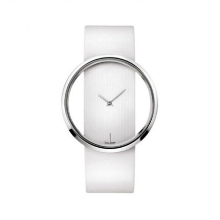 Horloge met transparante wijzerplaat (wit) - nr. 1